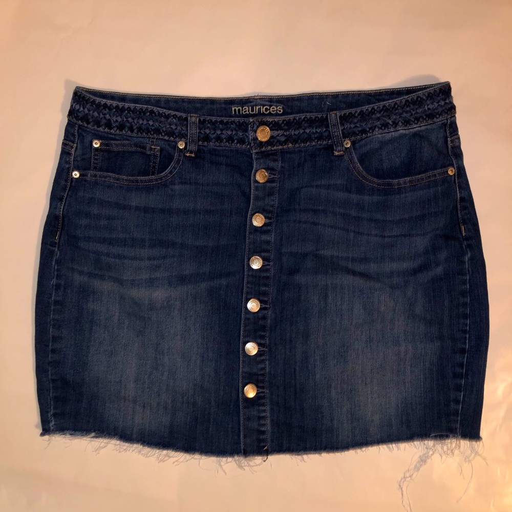 Maurices Denim Mini Skirt